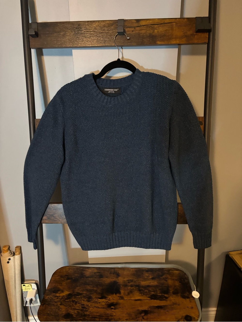 Goodthreads Men's Crewneck Sweater in Slate Blue